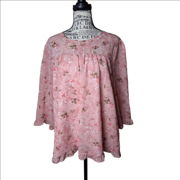 Allegra K Tops - Allegra K Womens Pink XL Top